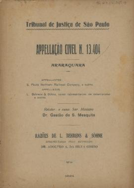 Apellação Civel n. 13.404