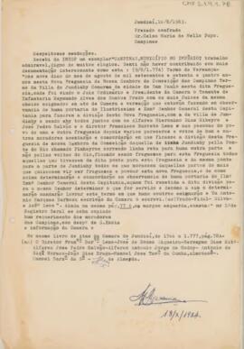 [Carta de encaminhamento]