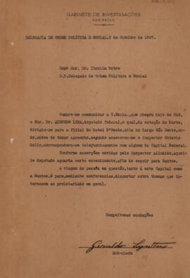 [Carta de apresentação de caso]