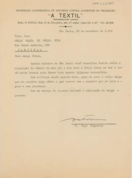 [Carta de pedido de informações]