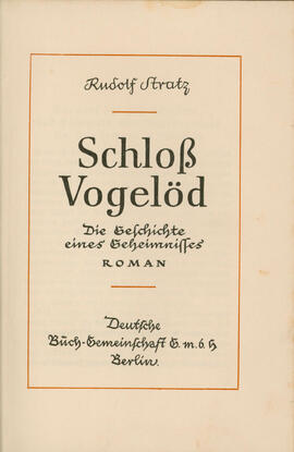 Schloß Vogelöd