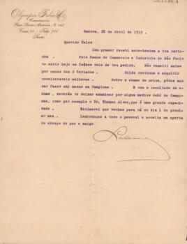 [Carta pessoal]