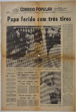 Papa ferido com três tiros