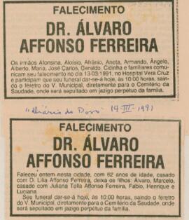 [Nota de falecimento]