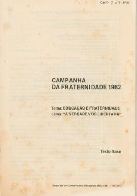 Campanha da Fraternidade 1982