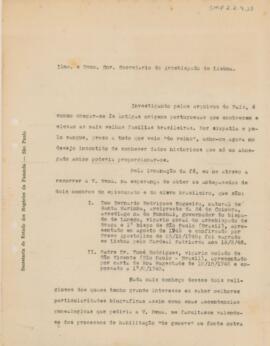 Carta de Pedido de Informação