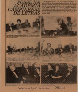 Posse na Academia Campinense de Letras