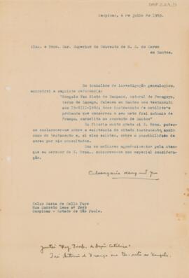 Carta de Pedido de Informação