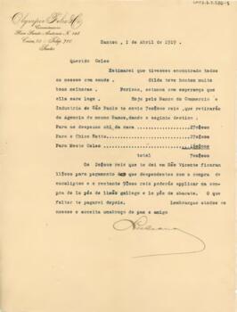 [Carta pessoal]