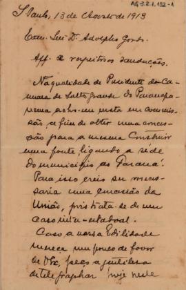 [Carta de pedido de apoio]
