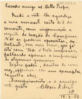 [Carta de agradecimento]