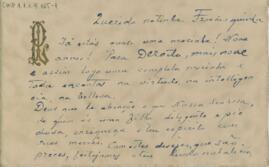 [Carta pessoal]