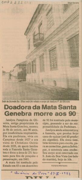 [Nota de falecimento]