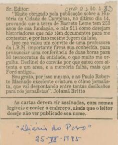 [Carta de agradecimento]