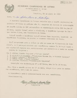 Circular de Encaminhamento