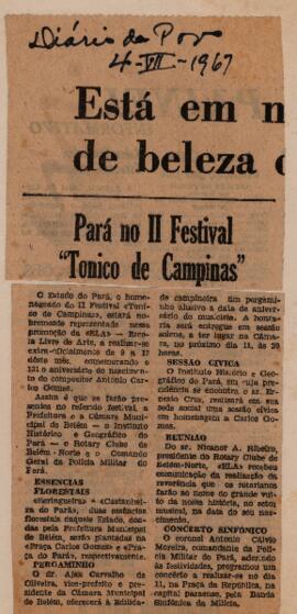 Pará no II Festival "Tonico de Campinas"