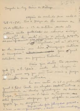 [Carta de pedido de resposta]