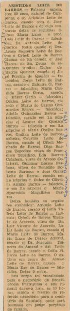 [Nota de falecimento]