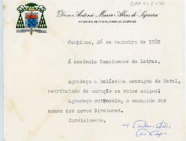 [Carta de agradecimento]