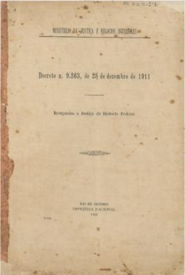 Decreto nº. 9263 de 28 de dezembro de 1911