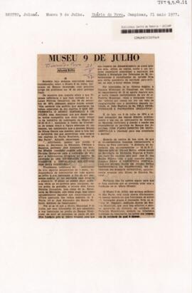 O museu 9 de julho
