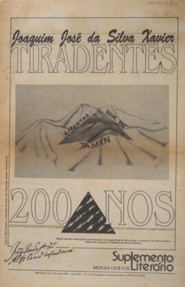 [Notas biográficas de Tiradentes]