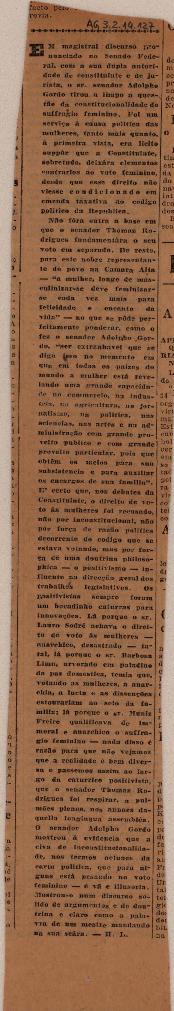 [EM MAGISTRAL discurso...]