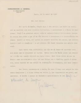 [Carta pessoal]