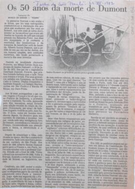 Os 50 anos da morte de Dumont