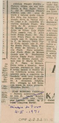 [Nota de falecimento]