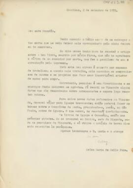 [Carta de encaminhamento]