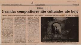 Grandes compositores são cultuados até hoje