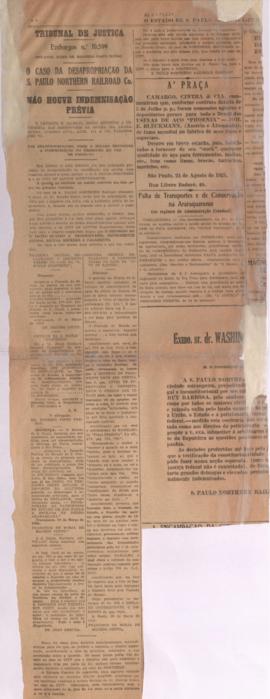 O caso da desapropriação da S. Paulo Northern Railroad Co.