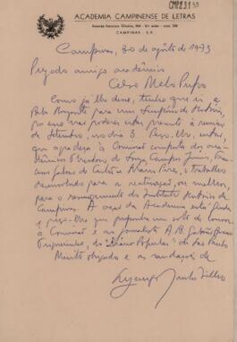 Carta de Pedido de Providência