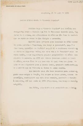 [Carta de discordancia]