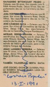 [Nota de falecimento]