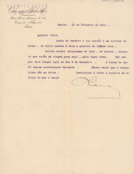 [Carta pessoal]