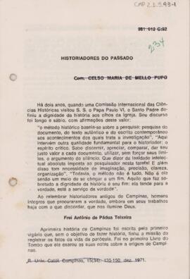 Historiadores do Passado