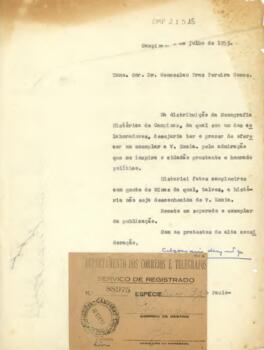 [Carta de encaminhamento]