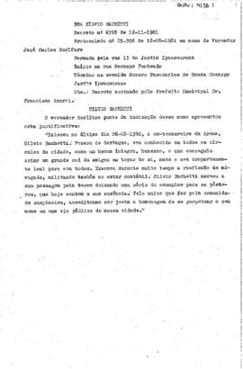 Rua Silvio Bachetti