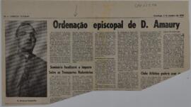 Ordenação episcopal de D. Amaury