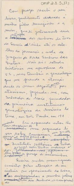 [Carta de encaminhamento]