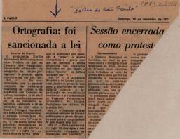 Ortografia: foi sancionada a lei