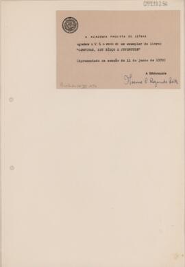 [Carta de Agradecimento]