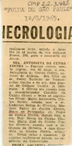 [Obituário de Antonieta da Cunha Cintra]