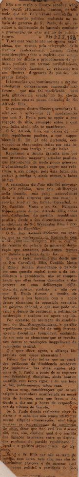 Não tem razão o ilustre senador Adolpho Gordo