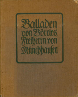 Balladen von Börries, Freiherrn von Münchhausen