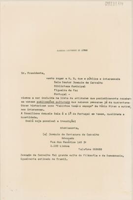 Minuta de Pedido de Inscrição
