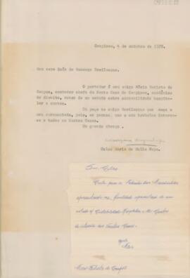 [Carta de apresentação]