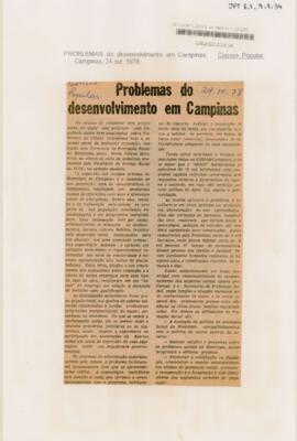 Problemas do desenvolvimento em Campinas